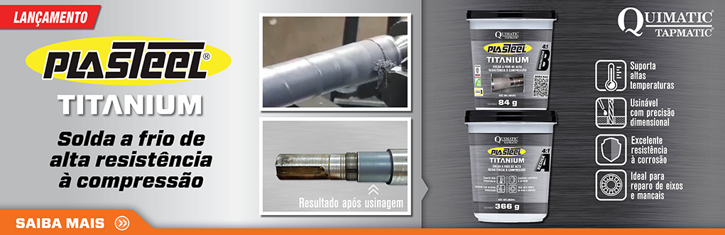 Plasteel Titanium: confira a solda a frio que eleva a qualidade de reparos industriais